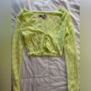 Long sleeve Urban Outfitters crop top